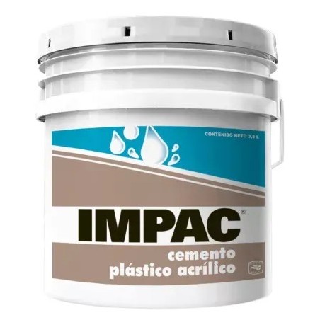 Impac, Cemento Plastico Galon 3.8 L, Galón