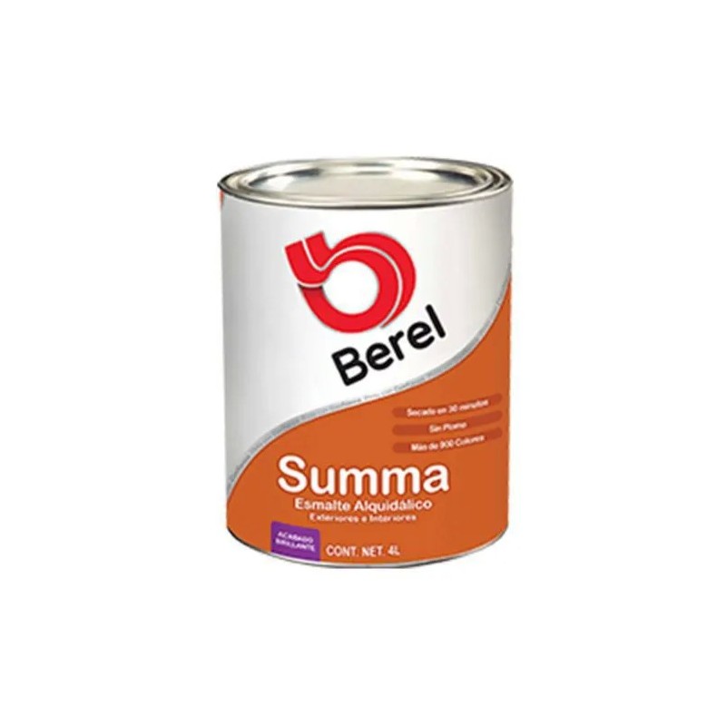 Berel, Esmalte Summa Chocolate Semimate, Litro