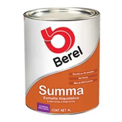 Berel, Esmalte Summa Negro, Cubeta