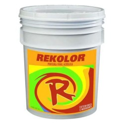 Berel, Rekolor 8201 Blanco 19 Lts., Cubeta