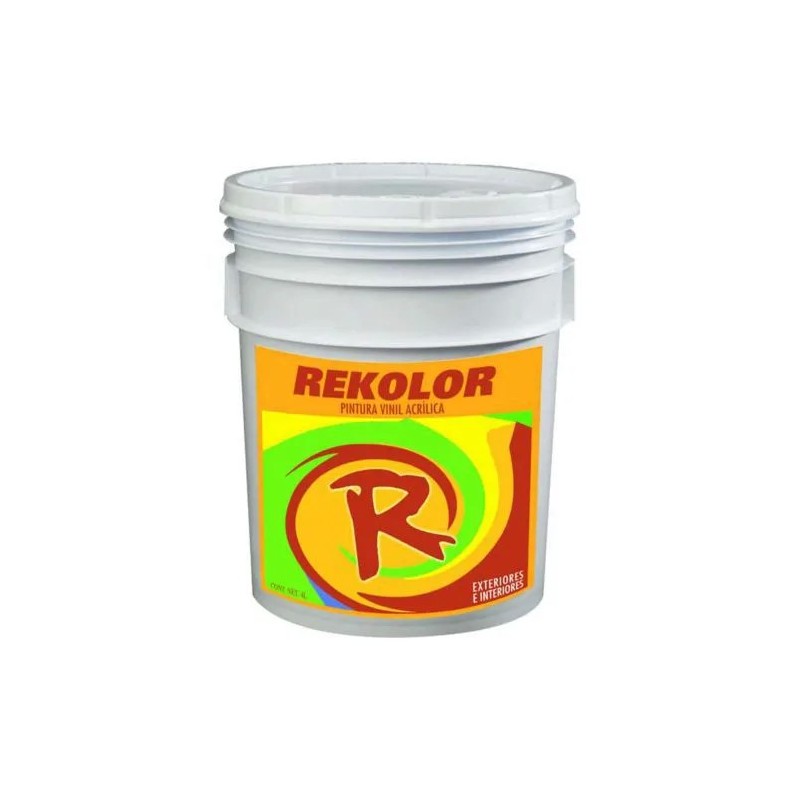 Berel, Rekolor 8201 Blanco 19 Lts., Cubeta