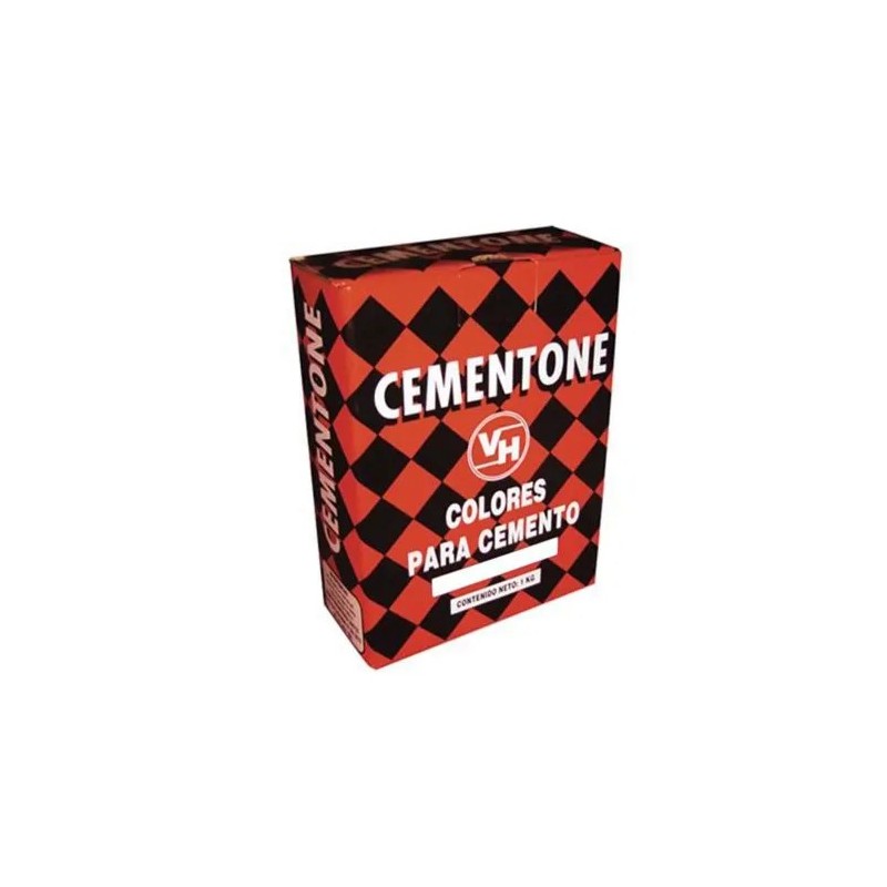 Cementone, Color Rojo Oxido Kg, Caja