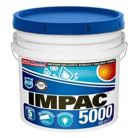 Impac, 5000 N Impermeabilizante Galon 3.8 L, Galón